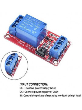 Module de relais 5v Arduino framboise 1 canal Déclencheur de niveau haut ou  bas opto-isolé