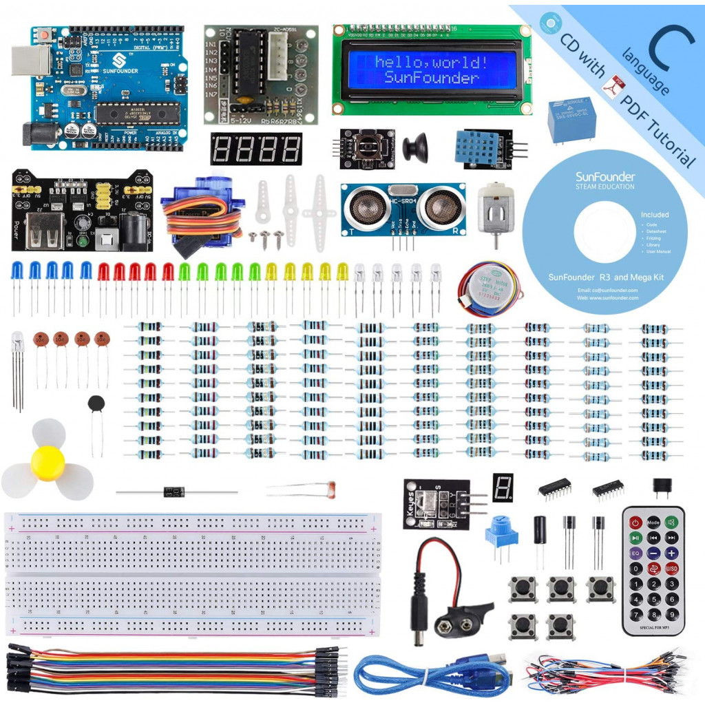 sunfounder arduino kit projects