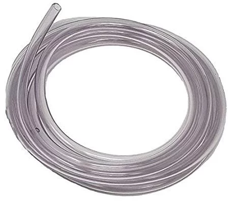 Tubes en vinyle transparent non renforcés de qualité alimentaire en PVC étanche, 6,5 FT, 1/4 pouce ID x 3/8 pouce OD