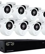 Alternative view of camera surveillance HD 8 canaux 1080p HD Night Owl avec 1 To de disque dur