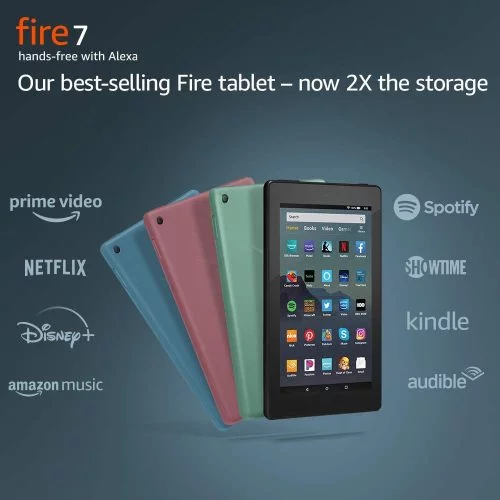 Alternative view of Tablette Fire HD 8, écran HD 8" (20,3 cm), 16 Go (Noir) - avec offres spéciales