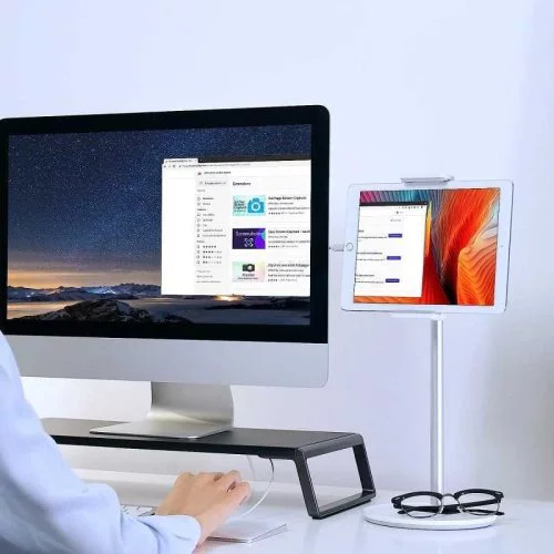 Alternative view of SUPPORT TABLETTE & TELEPHONE STAND JBL-S002