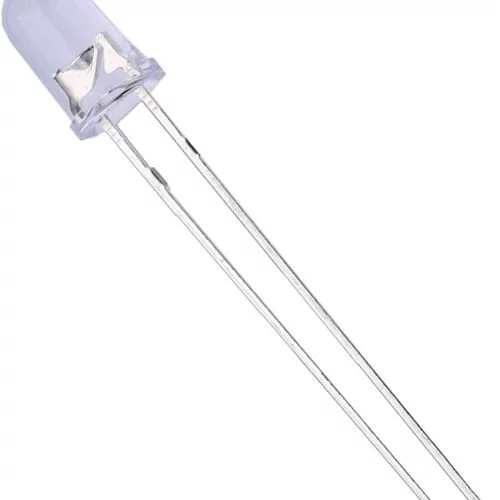 5pcs LED UV 5 mm 365 nm (20 mA)