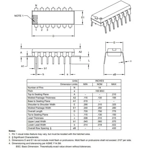 MCP3008-I/P Mcp3008 Convertisseur analogique-numérique 8 canaux 10 bits avec interface SPI pour Raspberry Pi – Image 5