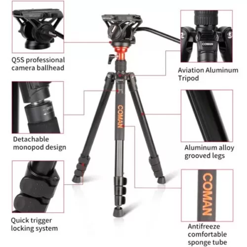 COMAN TRIPIED CAMERA DF-06Q5S – Image 6