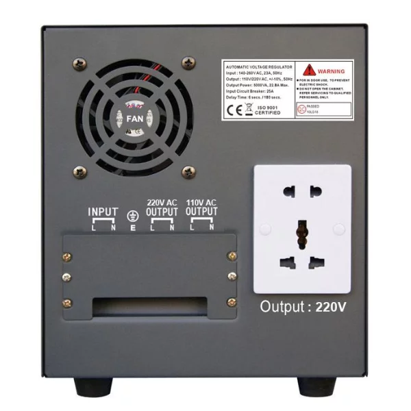 R SCAR REGULATEUR DE TENSION MCD-5000VA / 5KVA – Image 2