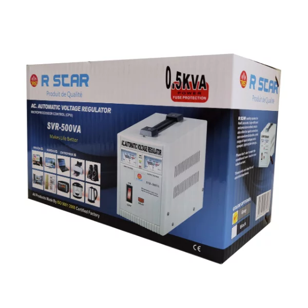 R SCAR REGULATEUR DE TENSION SVR-500VA – Image 3