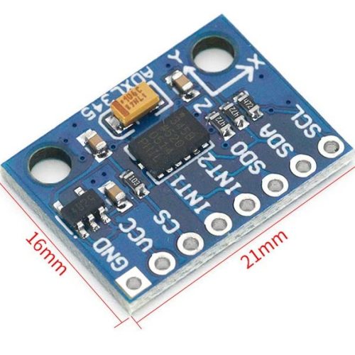 WWZMDiB Lot de 2 modules de capteur d'accéléromètre 3 axes ADXL345, transmission IIC/SPI, compatible avec l'imprimante 3D Klipper Arduino GY-291 – Image 4