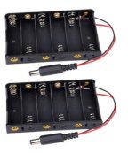 Pack de  2 porte-piles 8 x AA 9V