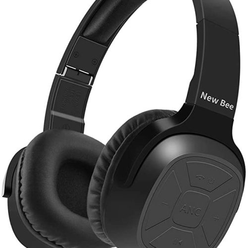 New Bee Active à Réduction de Bruit Casque Bluetooth New Bee 70H Playtime Écouteurs sans fil avec microphone Siri Voice Control