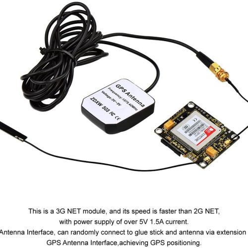 KEYESTUDIO SIM5320E Module 3G / Carte de développement SMS GSM GPRS avec antennes GPS et adaptateur pour Arduino – Image 7