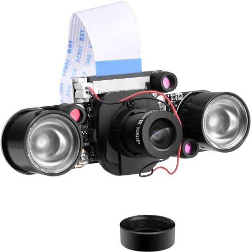 Caméra vidéo IR-Cut 1080p HD Webcam 5MP OV5647 Sensor pour Raspberry Pi RPi 4 3 B B + 2B 3A + 2 1 Camera by Longruner