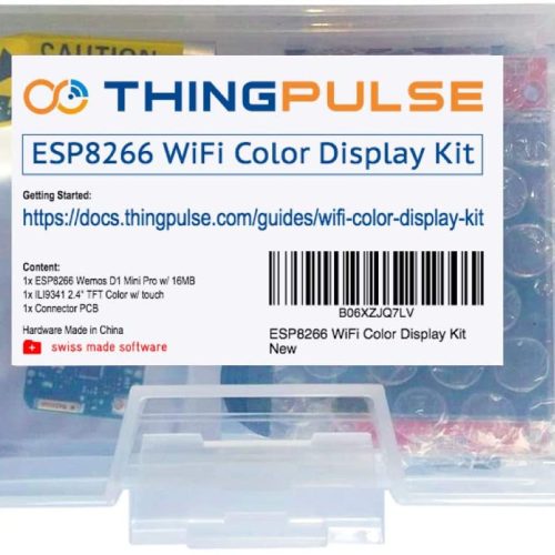 Alternative view of ESP8266 WiFi Color Display Kit