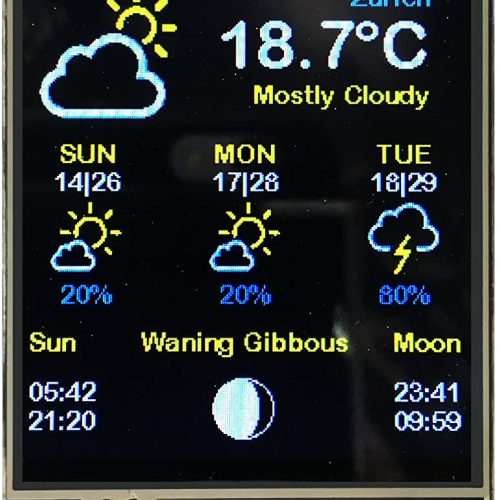 ESP8266 WiFi Color Display Kit
