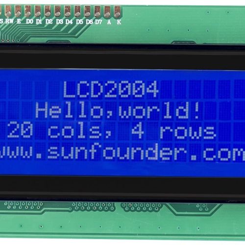 Module SunFounder LCD2004 pour Arduino R3 Mega2560 Raspberry Pi Affichage de caractères blancs 20x4 sur fond bleu – Image 5