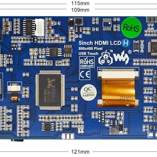 LANDZO Raspberry Pi 5 Inch Touch Display 480x320 – Image 7