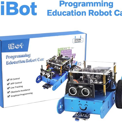 Robot Éducation Programmable Kit De Voiture Éducation STEM,  Compatible avec Arduino IDE