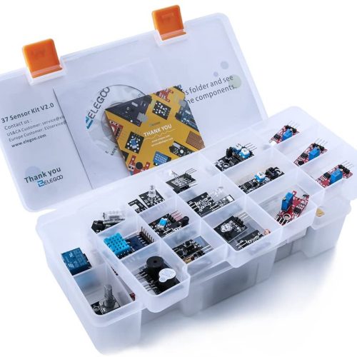 ELEGOO Kit de modules de capteur 37 en 1 mis à niveau avec tutoriel compatible avec Arduino IDE UNO R3 MEGA2560 Nano – Image 4