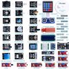 ELEGOO Kit de modules de capteur 37 en 1 mis à niveau avec tutoriel compatible avec Arduino IDE UNO R3 MEGA2560 Nano