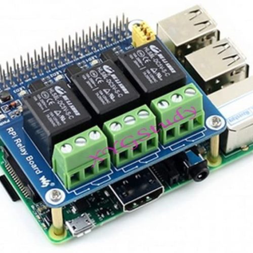 Alternative view of Module de relais d'alimentation  pour Raspberry Pi 3 2 modèle B B +