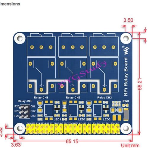 Module de relais d'alimentation pour Raspberry Pi 3 2 modèle B B + – Image 6