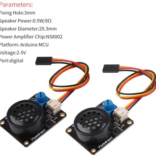 Alternative view of Module de haut-parleur 2 pièces,  électronique g Dupont 3P 20 cm amplificateur de câble lecteur de musique pour Arduino