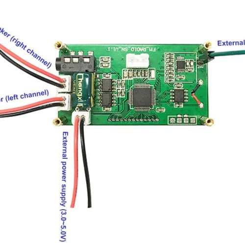 Digital Stereo FM Receiver Module LED Display Radio Wireless Receiver for DIY – Image 4