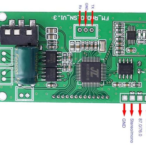 Digital Stereo FM Receiver Module LED Display Radio Wireless Receiver for DIY – Image 5