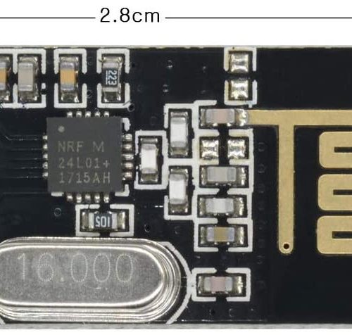 1PCS NRF24L01 Wireless Transceiver Module with NRF24L01 Socket Breakout Adapter 8 Pin Plate Board Compatible with Arduino – Image 6