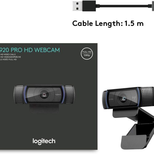 Webcam Logitech C920 Hd Pro (Noir) – Image 9