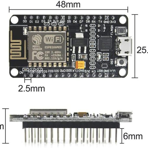 Scheda Di Sviluppo NodeMCU ESP8266 ESP-12E Con CP2102 - WiFi Per Arduino E IoT - Foto 4