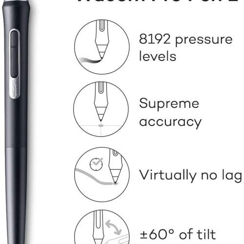 Tablette graphique numérique Wacom Intuos Pro pour Mac ou PC, grand modèle (PTH860), noir – Image 5