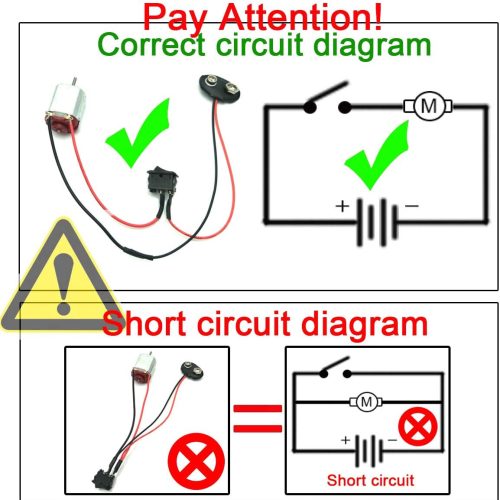 Kit de 6 moteurs à courant continu, mini moteur de loisir électrique 3V -12V 25000 tr – Image 9