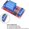 Module de relais 5v  Arduino framboise 1 canal Déclencheur de niveau haut ou bas opto-isolé