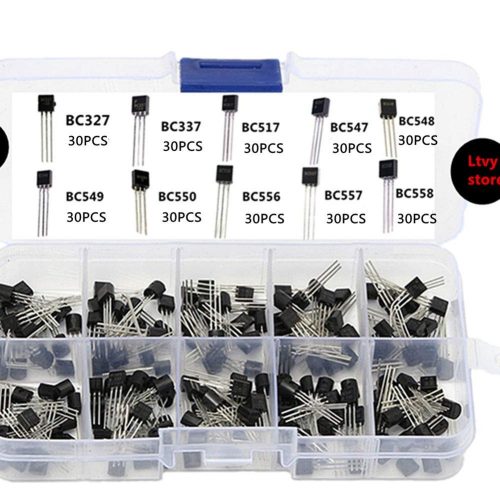 transistors de puissance en silicium Ltvystore BC327, BC337, BC517, BC547, BC548, BC549, BC550, BC556, BC557, BC558