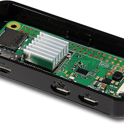 Alternative view of Vilros Raspberry Pi Zero W Basic Starter Kit - Black Case Edition - Comprend Pi Zero W - Alimentation et étui noir Premium
