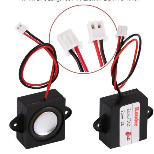 Haut-parleur Arduino 3 Watt 8 Ohm Mini haut-parleur à cavité unique Connecteur de haut-parleur d'une interface un à deux 3.3V 5V – Image 6