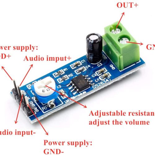 carte amplificateur amplificateur de puissance Mono entrée 5 V-12 V) pour Arduino EK1236 – Image 7