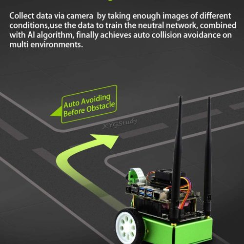 Kit JetBot AI basé sur Jetson Nano pour construire un robot intelligent basé sur l'IA JetBot avec l'œil de la caméra frontale – Image 3