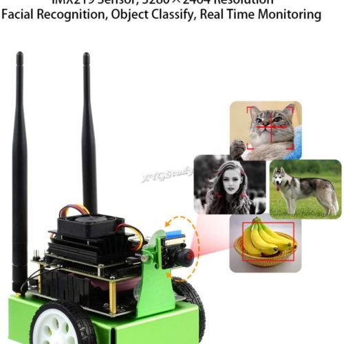 Kit JetBot AI basé sur Jetson Nano pour construire un robot intelligent basé sur l'IA JetBot avec l'œil de la caméra frontale – Image 5