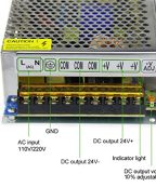 Alimentation à Découpage 10A 240W Adaptateur Transformateur de Puissance pour Les Bandes de LED, Caméra de Vidéosurveillance – Image 4