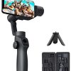 Stabilisateur de cardan portable FUNSNAP pour iPhone 11Pro / X / XS Smartphone Android Vlog Youtuber