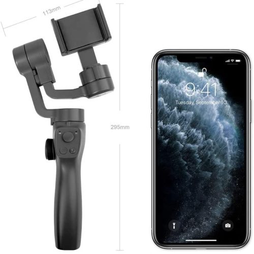Stabilisateur de cardan portable FUNSNAP pour iPhone 11Pro / X / XS Smartphone Android Vlog Youtuber – Image 5