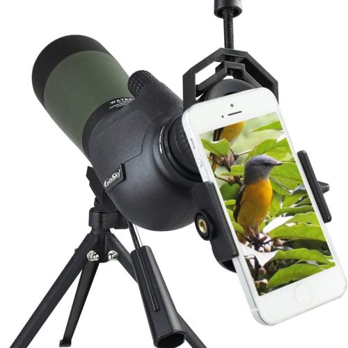 Prism Spotting Scope - Portée étanche pour l'observation des oiseaux, tir à l'arc, tir à l'arc, activités de plein air