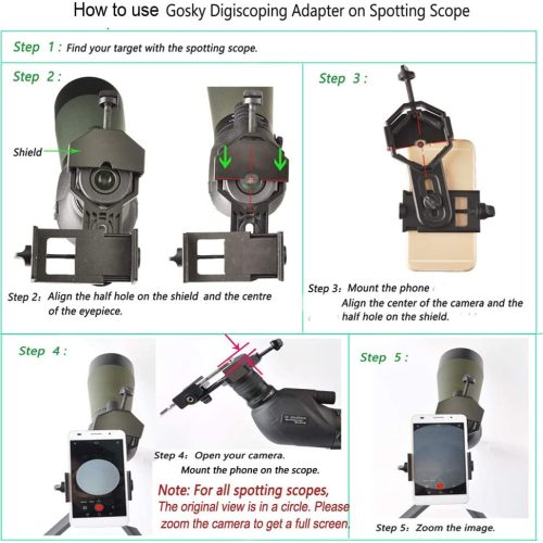 Prism Spotting Scope - Portée étanche pour l'observation des oiseaux, tir à l'arc, tir à l'arc, activités de plein air – Image 3