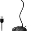 Microphone de bureau USB avec bouton Mute, condensateur Plug & Play, ordinateur, PC, ordinateur portable, Mac