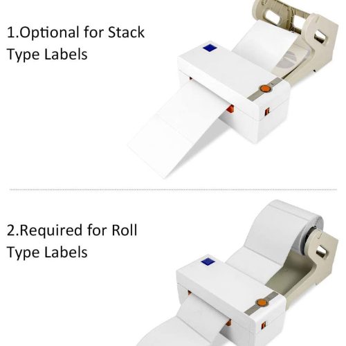 Imprimante d'étiquettes thermiques directes à grande vitesse, Machine à écrire pour étiquettes 4x6, Imprimante de codes à barres – Image 5
