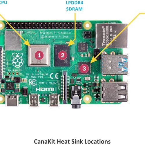 Alternative view of CanaKit Raspberry Pi 4 Basic Kit (8GB RAM)
