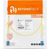 Câble de raccordement fibre optique LC à LC Duplex mono125um OS1 LSZH - Série de câbles Beyondtech PureOptics