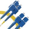 Câble de brassage fibre SC vers SC Duplex monomode 9 / 125um OS1 LSZH - Série de câbles Beyondtech PureOptics
